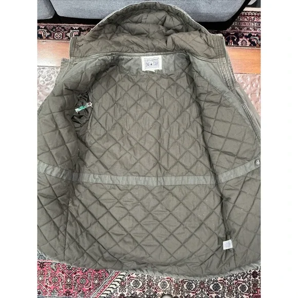 Converse Military Field Jacket, Army Green, Men's Small, Farm Chore Coat, Lined - Picture 13 of 16